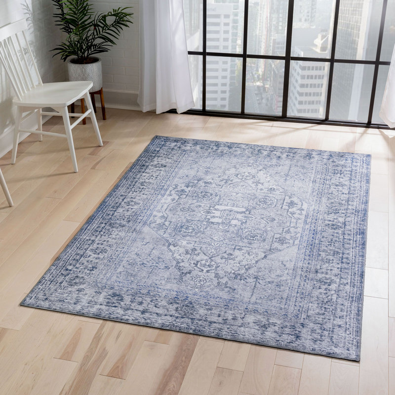 Well Woven Nile Vintage Medallion Flatweave Grey Area Rug & Reviews